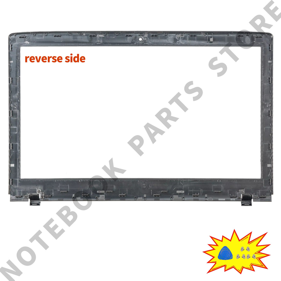 Acer Laptop Gehäuse Rückseite und Lünette mit Scharnieren für Aspire E5-575 E5-575G F5-573 E5-523/523G E5-553/576 E5-575T/575TG N16Q2 N16Q3 15,6 Zoll in Schwarz - Bild 2