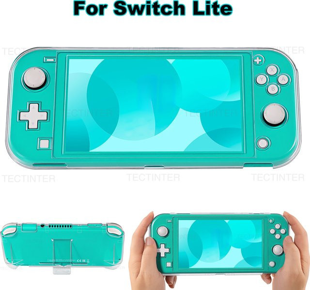Transparente Hartplastik-Schutzhülle für deine Nintendo Switch Lite Handheld-Spielkonsole, kratzfeste und stoßfeste Abdeckung in Kristallklar - Bild 1