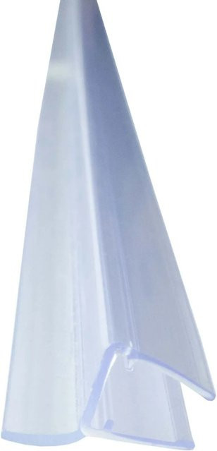 Bagnoxx Spaltdichtung Türdichtung für 8mm Glas in Transparent, Länge: 2 m - Bild 1