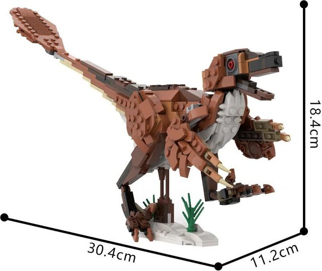 Yiran toy MOC Velociraptor mongoliensis Bausteine Spielzeug ab 14 Jahren - Bild 1