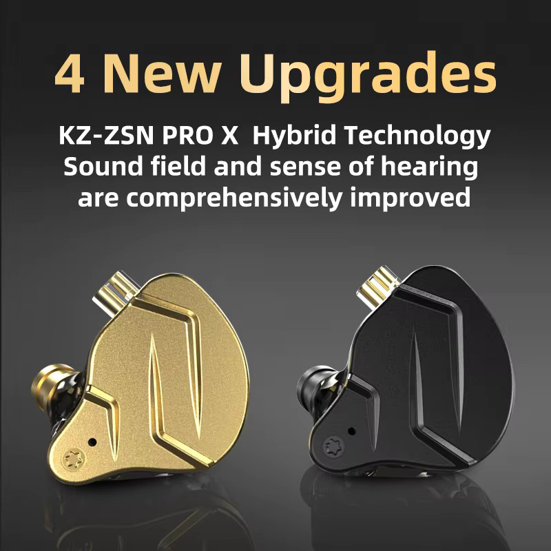 KZ ZSN Pro X In-Ear Kopfhörer Hybrid Fahrer mit 1DD und 1BA in Blau - Bild 2