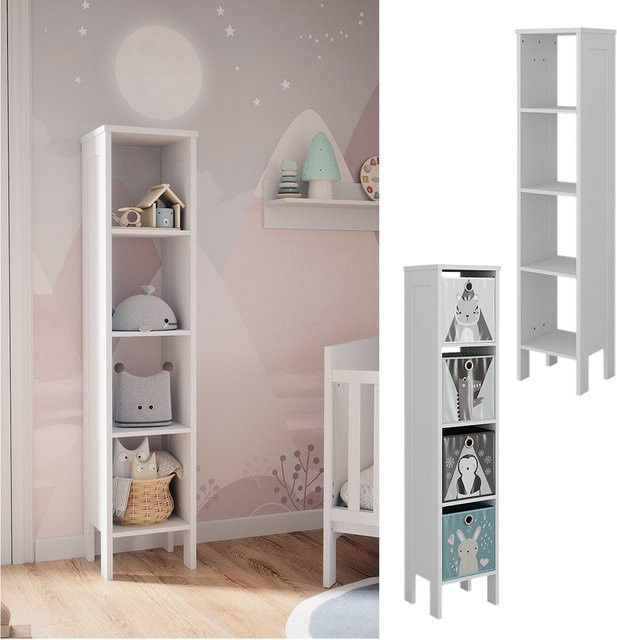 Vitalispa Kinderregal Ajaton Weiß B: 35,2 cm, H: 159,5 cm - Bild 1