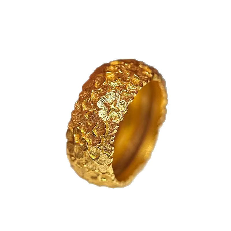Ring Gold, Stern, Damen, Vintage - Bild 3
