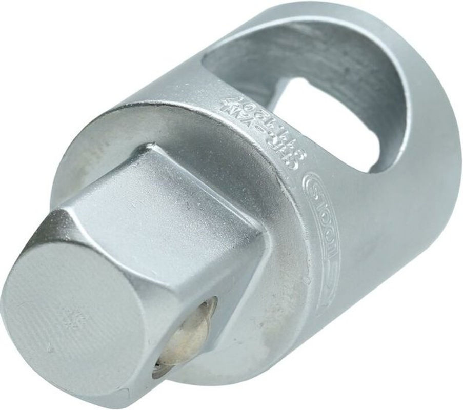 KS Tools Gleitstück Vergrößerungsadapter 3/8 Zoll auf 1/2 Zoll aus Chrom-Vanadium in Silber - Bild 2