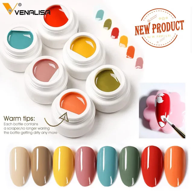 VENALISA Color Mud Gel UV-Nagellack, Glänzend - Bild 1