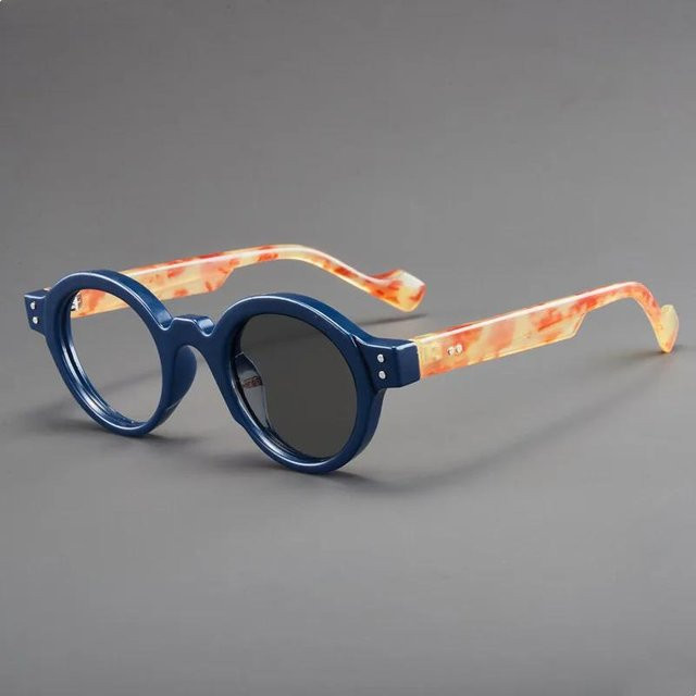 Yiran glasses Lesebrille, Rund, Vollrand, Kunststoff, grau, Damen - Bild 1