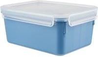 emsa CLIP & CLOSE Color Frischhaltedose, blau und transparent, 2,2 Liter - Bild 1