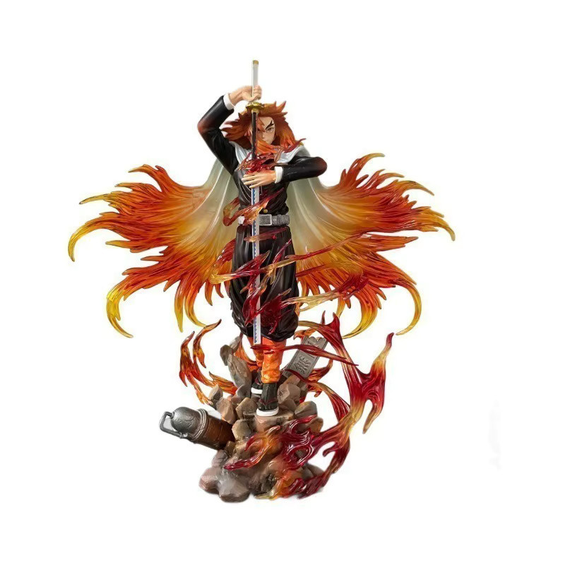 Bandai Demon Slayer Rengoku Kyoujurou, Anime-Figur, 30cm, Kunststoff - Bild 5