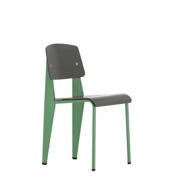 Vitra Standard Sp Stuhl in Grün aus ASA-Kunststoff und Metall matt - Bild 2