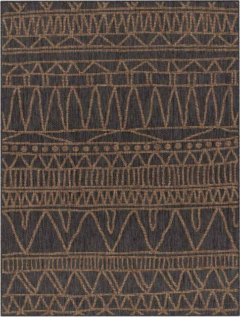 In- & Outdoor-Teppich Infinity in Beige mit abstraktem Boho-Design, B/B: 60 x 100 cm - Bild 1
