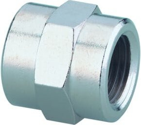 Schneider Muffe MU-NI-G3/8i aus Messing in Silber - Bild 1