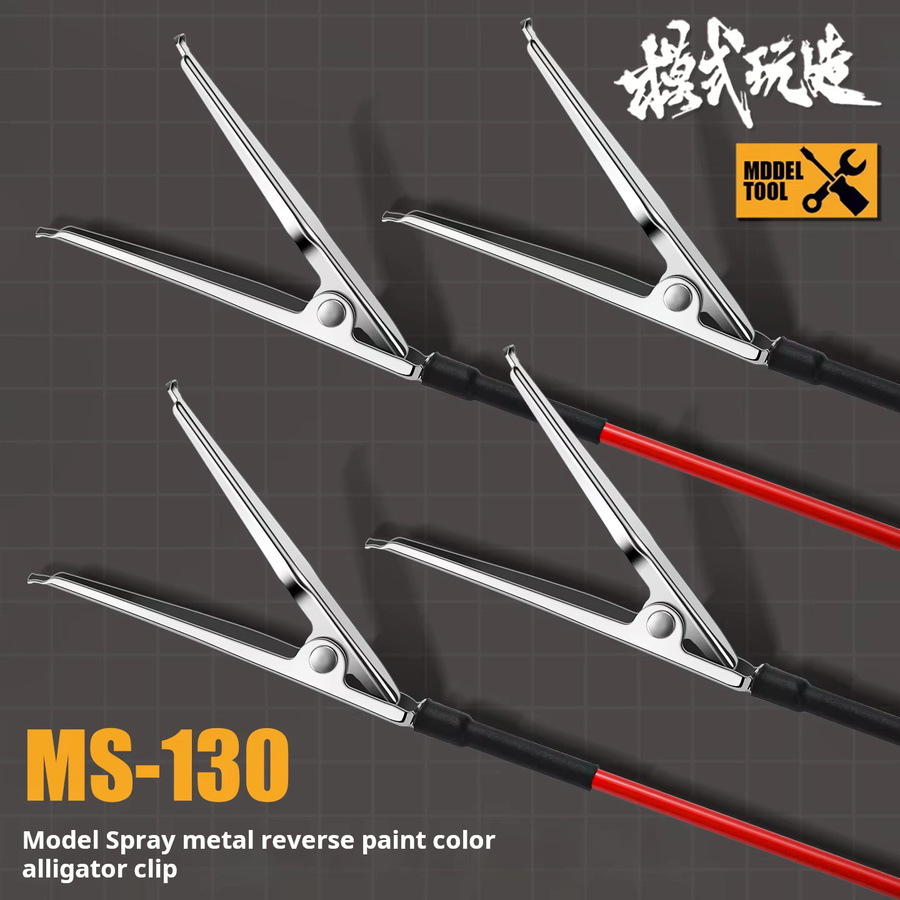 MSWZ MS130 Reverse Painting Clip 10 Stück Spray Metall Färbewerkzeug für Gundam Modellbausätze und DIY Handwerk - Bild 2