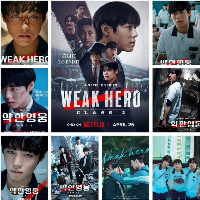 Potdemiel 5D DIY Vollrund-Diamantmalerei Koreanisches Drama Weak Hero in Multicolour, B/H/T: 40 x 30 x 30 cm - Bild 1