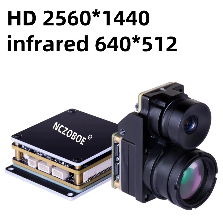 NCZOBOE FPV AI-Tracking-Modul für Wärmebildkamera 640 mit Multi-Ziel-Erkennung und automatischer Weitwinkel-Verfolgung in Schwarz - Bild 3