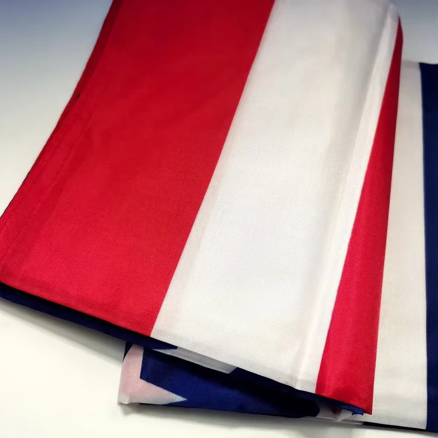 USA-amerikanische Flagge mit Sternen und Streifen aus Polyester in Rot, Weiß und Blau, B/H: 91 x 152 cm - Bild 3