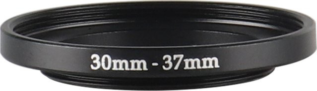 Naiken Step-Up-Ring Set Metall-Adapterring für Kameraobjektivfilter Schwarz, 30 mm auf 37 mm - Bild 1