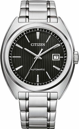 Citizen Armbanduhr Automatik, Edelstahl, Schwarz, 42 mm, Herren - Bild 1