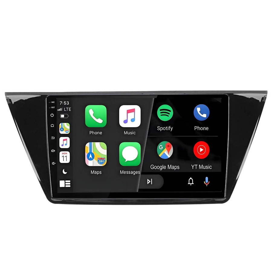 Junsun Autoradio für VW Volkswagen Touran 2016-2018 mit GPS, Bluetooth und Wi-Fi in Schwarz - Bild 2