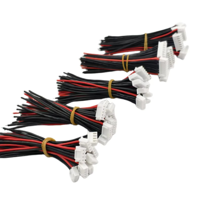 ZHOUCHEN Lipo-Akku Ausgleichsladekabel Set, 10 Stück, 22 AWG Silikondraht, Länge: 15 cm, Schwarz - Bild 2