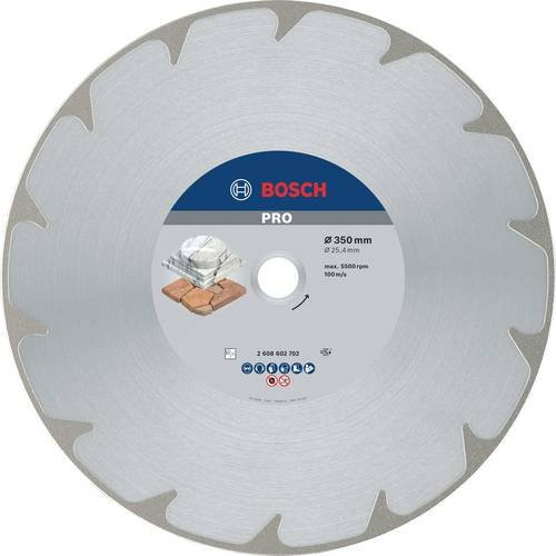 Bosch Diamanttrennscheibe Best for Marble für Stein, Farbe: Silber, Durchmesser: 350 mm, Bohrung: 25,4 mm, Stärke: 2,6 mm, Dicke: 5 mm - Bild 1