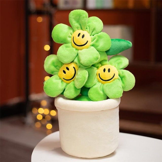 Yiran toy Sonnenblumenpflanzen-Plüschtiere, Plüsch / Textil, 30cm, ab 12 Jahre - Bild 1
