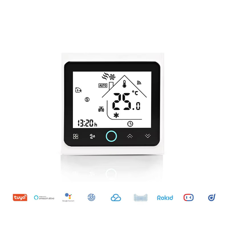 Beca BAC-002 Matter Smart Home Fan-Coil-System Digitaler HVAC-Thermostat in Weiß - Bild 3