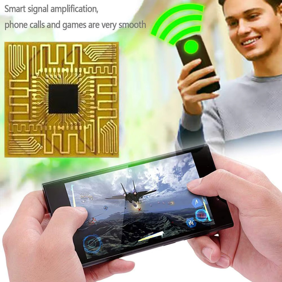 Handy Signal Verstärker Aufkleber für 5G und 4G in Gold für dein iPhone - Bild 6