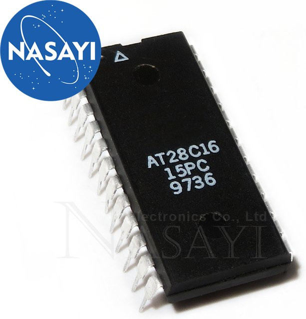 AT28C16-15PC DIP-24 Speicherchip in Schwarz - Bild 1