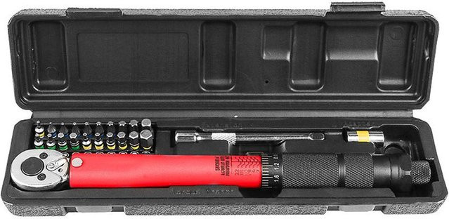 Meterk Drehmomentschlüssel Set 14 Zoll aus Chrom-Vanadium in Bunt, Einstellbarer Drehmomentschlüssel 2-24 N.m für Fahrrad, Motorrad und Auto - Bild 1