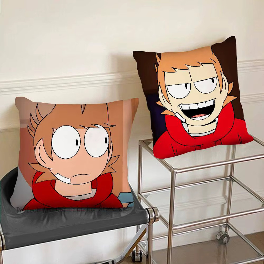 52TOYS Eddsworld Tord Kissenbezug, quadratisches Design in Multicolour, B/T/H: 40 x 40 x 40 cm - Bild 3
