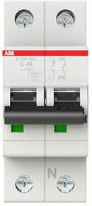 ABB S201-C40NA Leitungsschutzschalter 40A 230V 2CDS251103R0404 - Bild 1