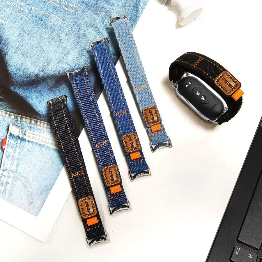 Xiaomi Uhrenarmband Denim, blue, Damen - Bild 2