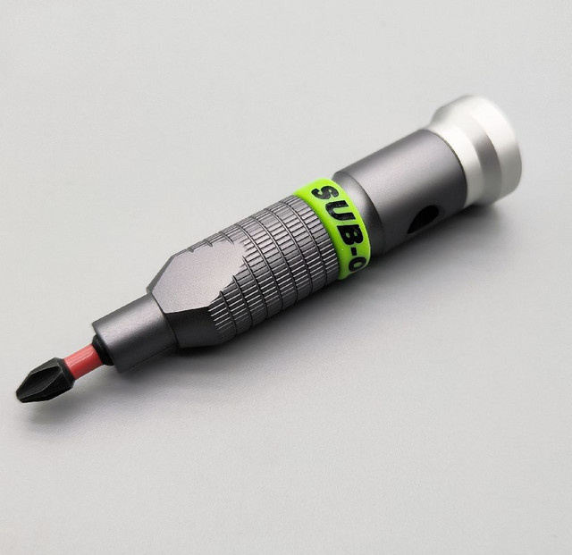 Deli Präzisionsgriff aus Aluminiumlegierung in Silber für 1/4 Zoll Bits und 6,35 mm Halter zur Reparatur - Bild 1