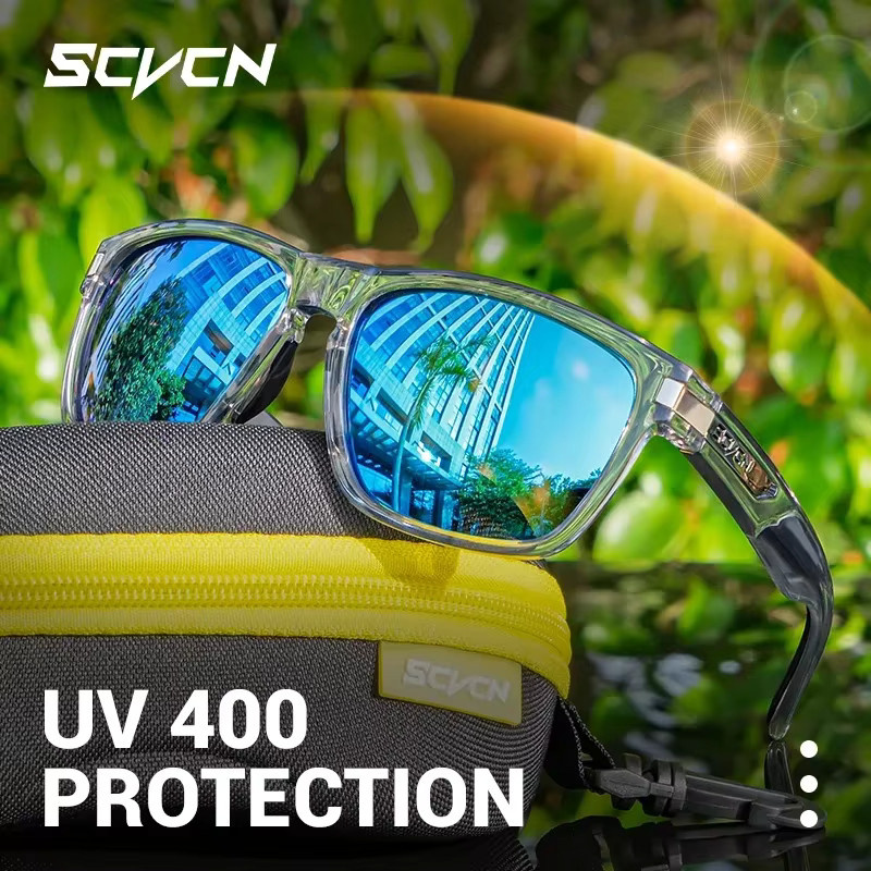 SCVCN Sportsonnenbrille, polarisiert, Vollrand, Unisex - Bild 4