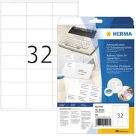 HERMA Adressetiketten aus Papier in Weiß, Breite: 70 mm, Höhe: 36 mm - Bild 1