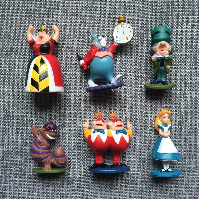 Hasbro Alice im Wunderland Actionfiguren, 6-teiliges Set, Kunststoff - Bild 2