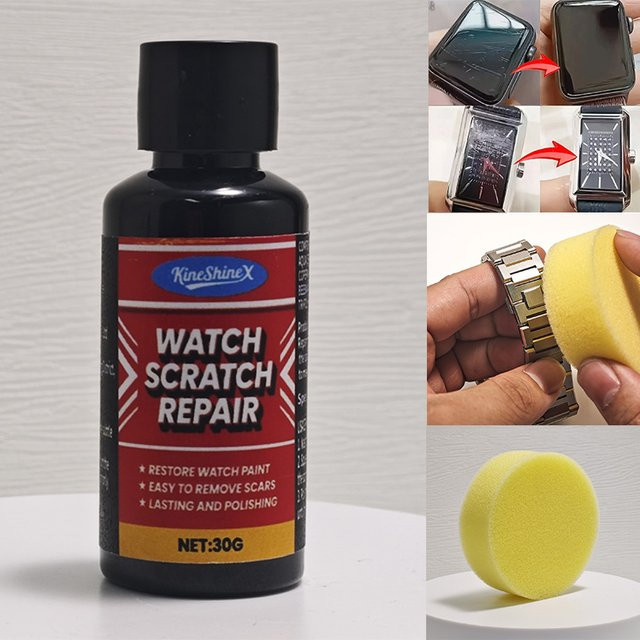 FancyWrist Poliercreme mit Schwamm, Multi-Surface-Restaurator für Uhren, Schmuck, Edelstahl, Metall-Oxidationsentferner - Bild 1