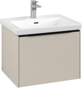 V&B Waschtischunterschrank Subway 3.0 in Cashmere Grey, B/T/H: 57,2 x 42,9 x 47,8 cm - Bild 1