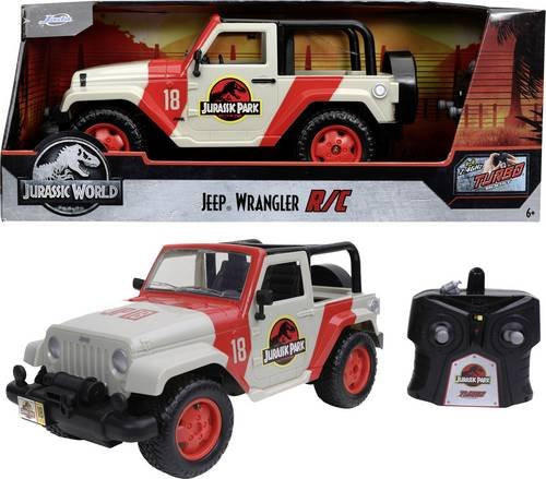 JADA TOYS Jurassic Park RC Jeep Wrangler 1:16 Elektro Geländewagen Modellauto - Bild 1