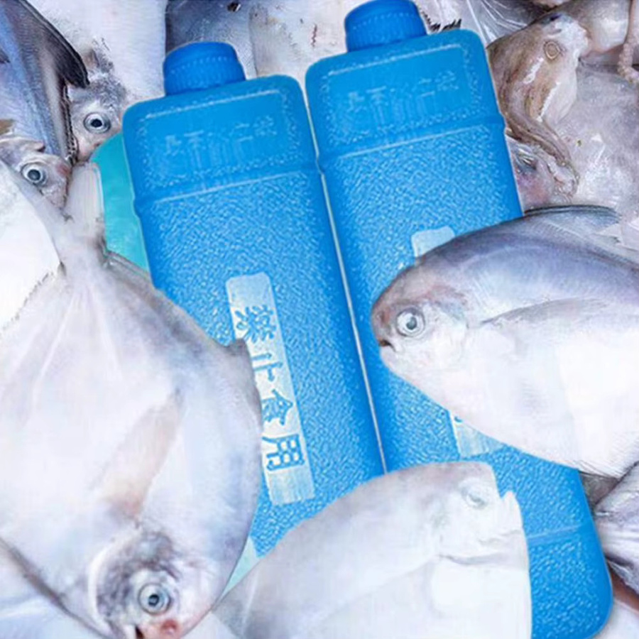 Wiederverwendbare Eiswürfelbox von YEGBONG in Blau aus Kunststoff für Kühlschrank und Picknick - Bild 3