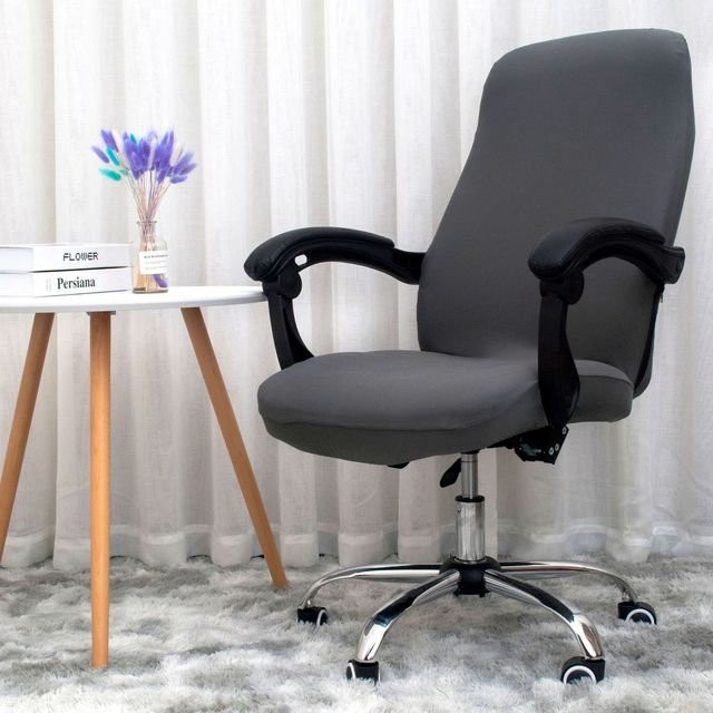 Elastischer Bürostuhlbezug von Weißer Regen in modernem Stil, schmutzabweisend und waschbar, Größe S (50-58 cm) - Bild 1