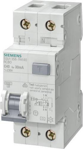 Siemens Indus.Sector FI/LS-Schalter RCBO Typ A, 30mA, B10, Weiß - Bild 1