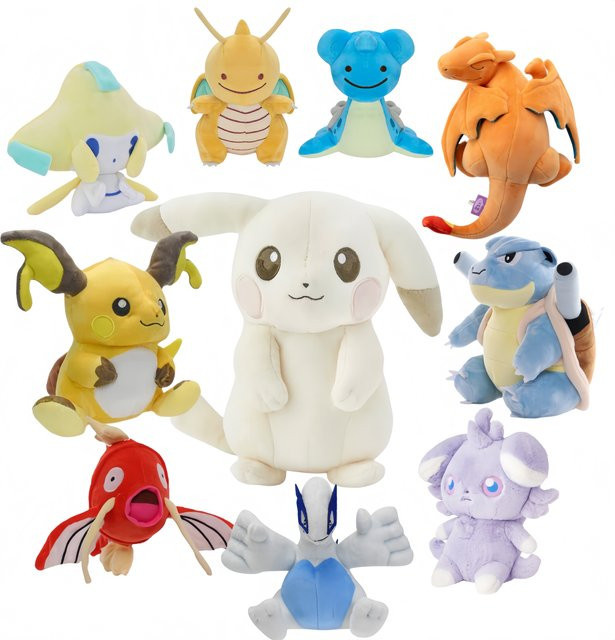 Aoger Pokémon Plüsch Stoffpuppe, 2-teiliges Set - Bild 1