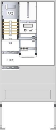 Hager Zähleranschlusssäule ZAS207BD15AT in Grau - Bild 1