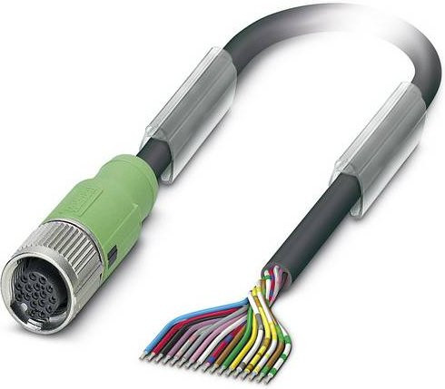 Phoenix Contact Sensor-Aktor-Steckverbinder M12 Buchse gerade Schwarz 1,50 m 17-polig - Bild 1