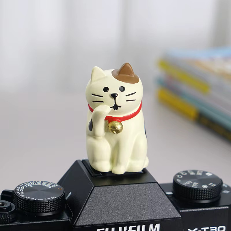 NiYi Kamera-Blitzschuh-Abdeckung mit Katzen-Design in Weiß, universeller Schutz für Sony, Nikon, Canon, Fuji, Fujifilm, Pentax, Leica und Olympus - Bild 2