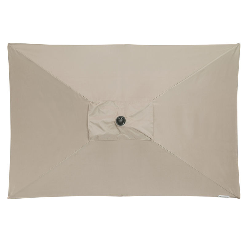 Doppler Sonnenschirm Active Auto Tilt Mittelmastschirm in Beige mit Silber, B x H: 210 x 140 cm - Bild 2