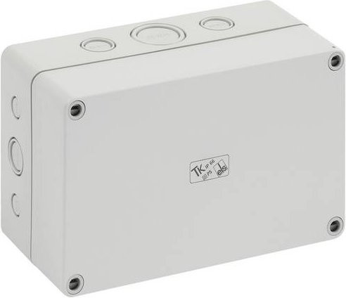 Spelsberg Installations-Gehäuse TK PS 1811-8f-m aus Polystyrol in Lichtgrau, B/T/H: 18,0 x 11,0 x 8,4 cm - Bild 1
