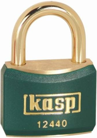 KASP Vorhängeschloss K12440GRED aus Messing in Goldgelb mit 40 mm Durchmesser - Bild 1
