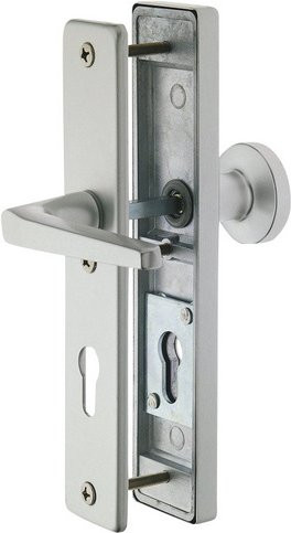ALPERTEC Schutzbeschlag für Türen aus Aluminium in Silber - Bild 1